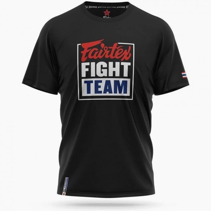 Тениска - Fairtex T-shirt Fight Team TST51 - Black​